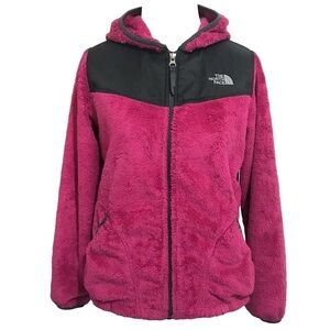 The North Face Osito Zip Up Hoodie Jacket Size Large Hooded